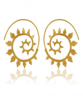 Handmade Nickel Free Gold Plated High Fashion Designer Ethnic Earring